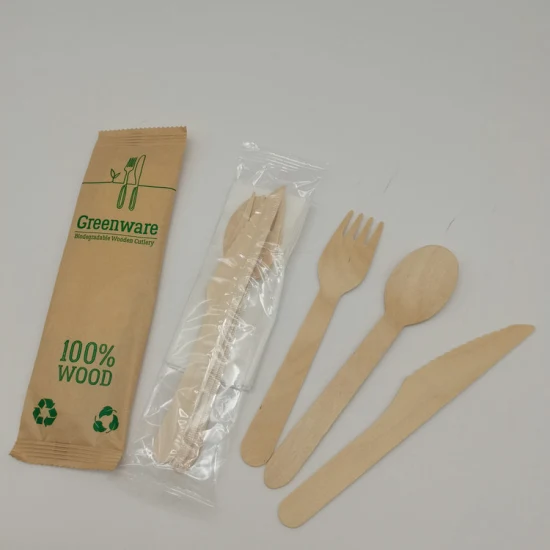 160-mm-Holzgabel mit individueller Kraftbeutelverpackung