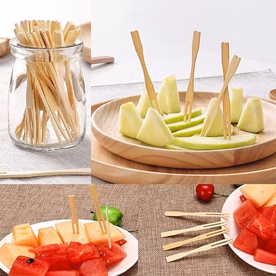 Food BBQ Buffet Bambusgabel